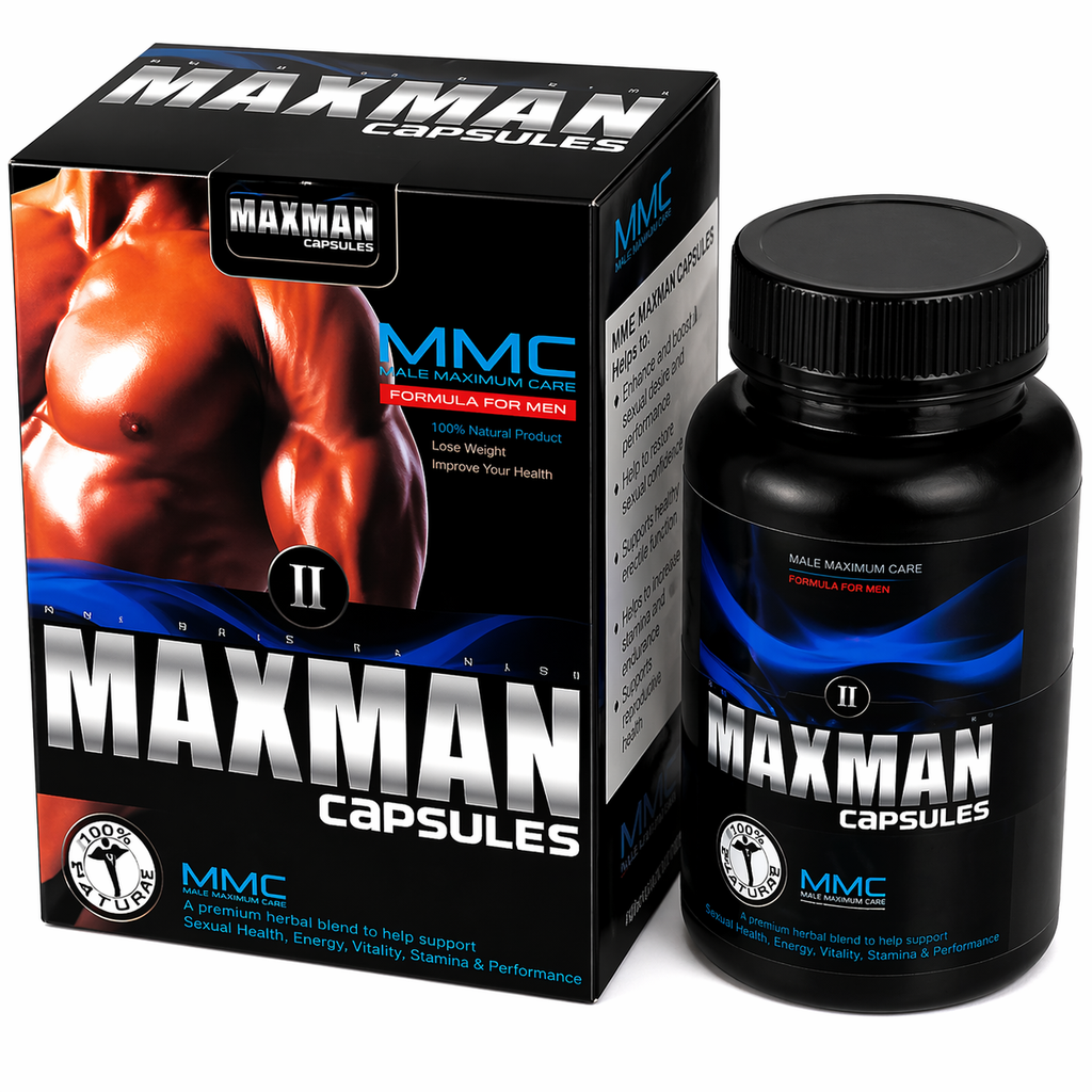 Maxman II Capsules for Men – Premium Herbal Vitality Formula