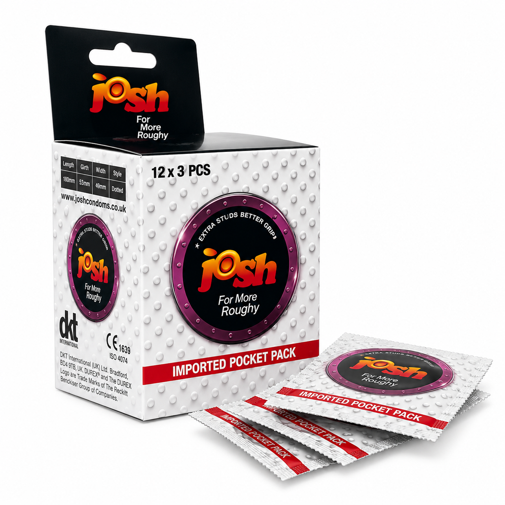 Josh For More Roughly Dotted Condoms