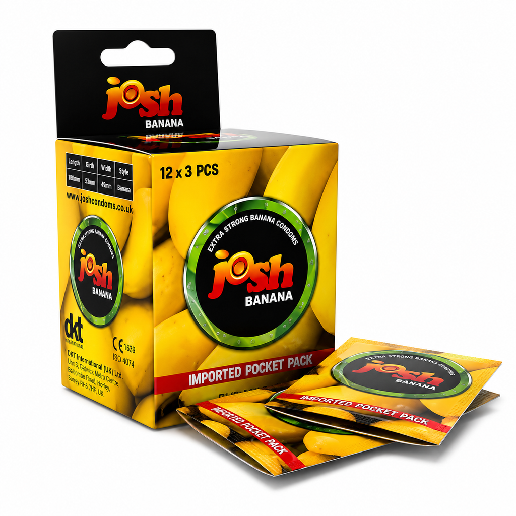 Josh Banana Flavored Condoms
