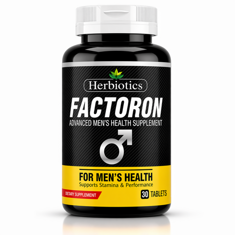 Herbiotics Factoron – 30 Tablets | Men’s Health Stamina & Performance Support