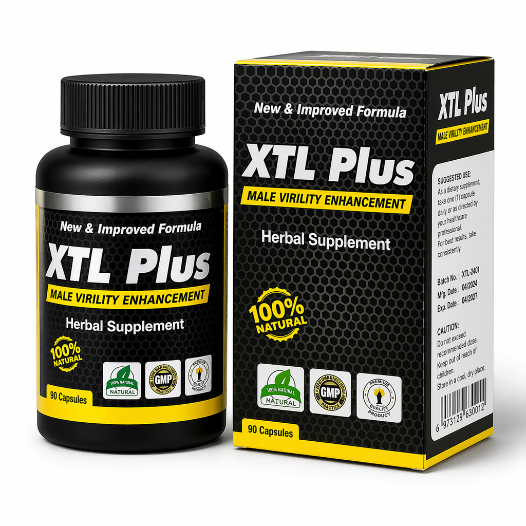 XTL Plus Herbal Supplement – 90 Capsules | Men’s Vitality & Wellness Support
