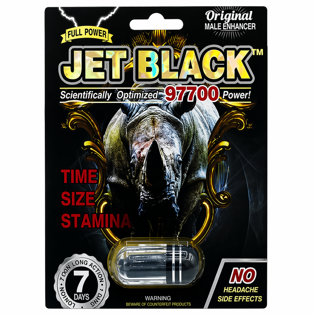 Jet Black 97700 Power Capsules for Men – Premium Vitality Formula