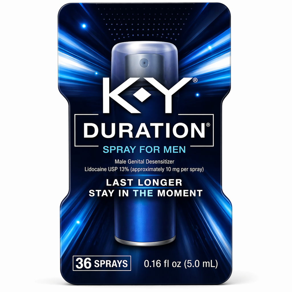 K-Y Duration Spray for Men – 36 Sprays | Long Lasting Performance Support