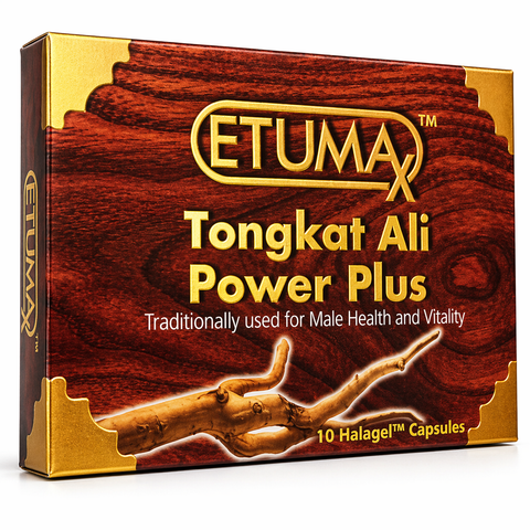 Etumax Tongkat Ali Power Plus Capsules for Men – Vitality & Energy Support (10 Capsules)