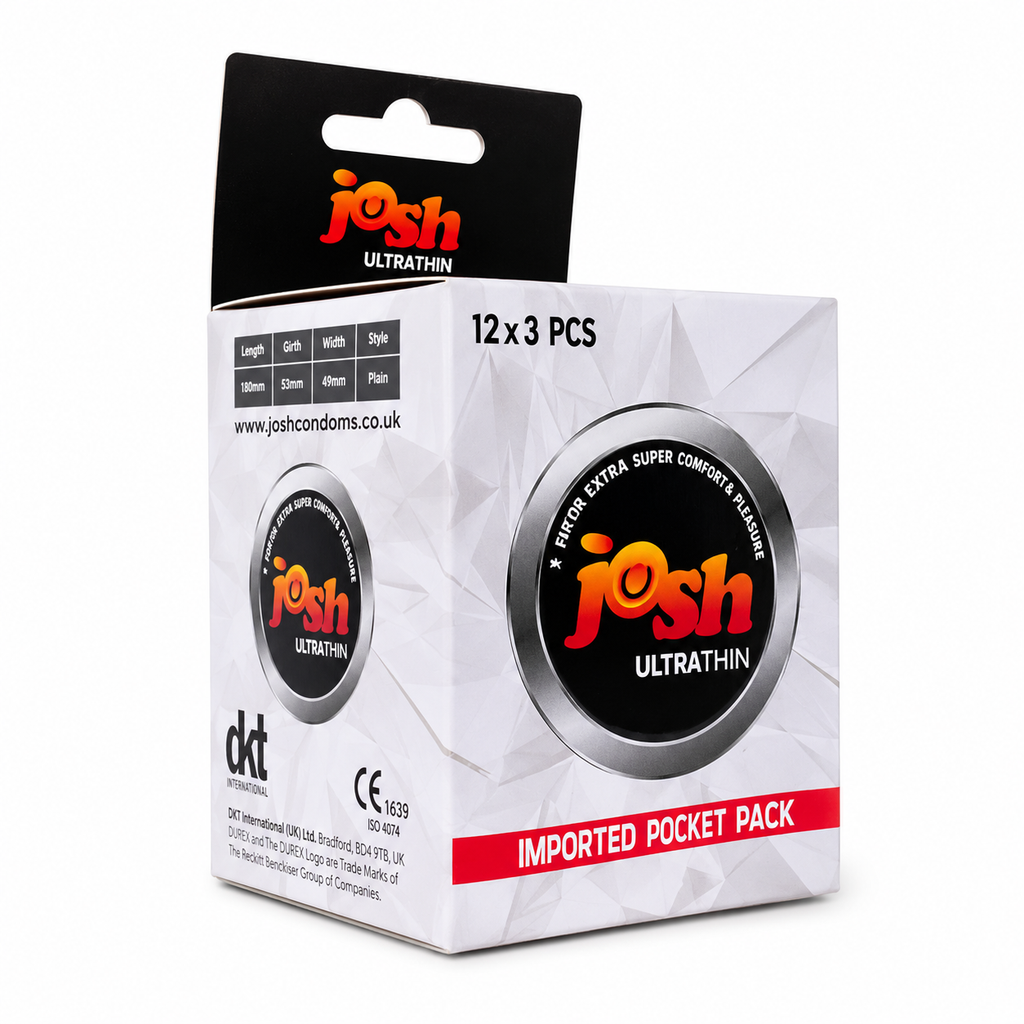 Josh Ultrathin Imported Condoms 12x3 PCS
