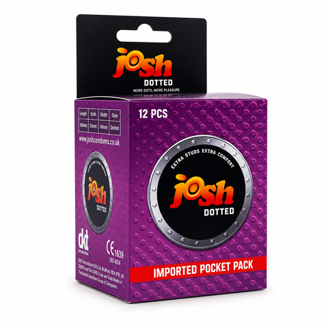 Josh Dotted Imported Condoms 12 PCS