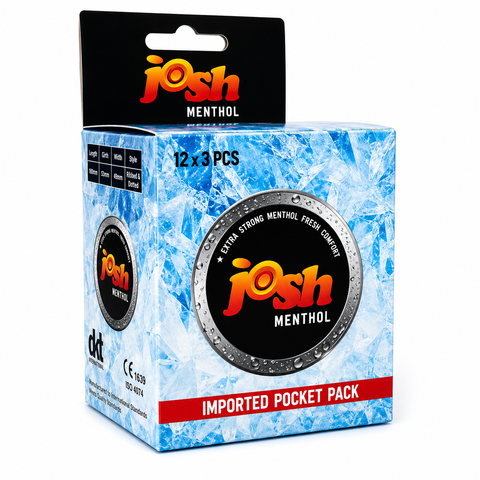 Josh Menthol Ribbed & Dotted Condoms