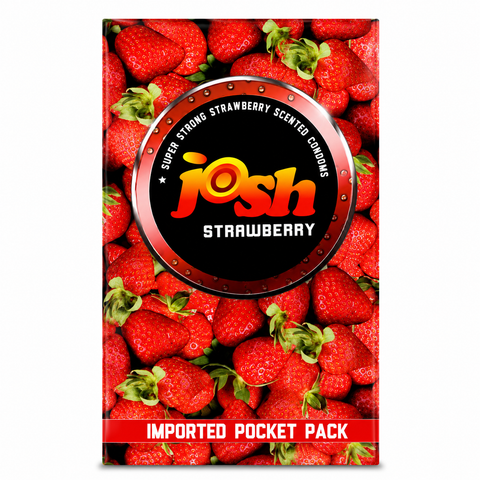 Josh Strawberry Scented Condoms