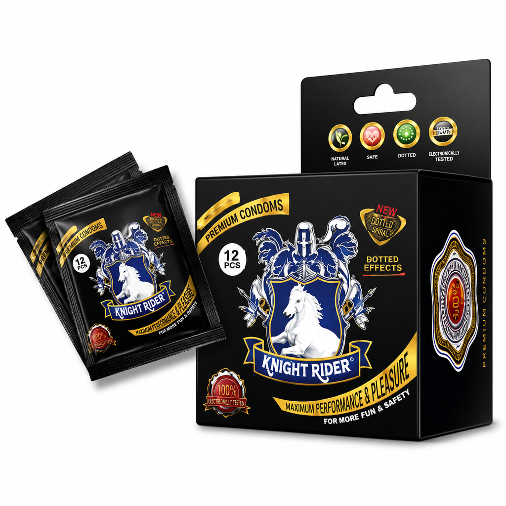 Knight Rider Premium Dotted Condoms