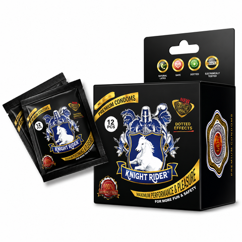 Knight Rider Premium Dotted Condoms